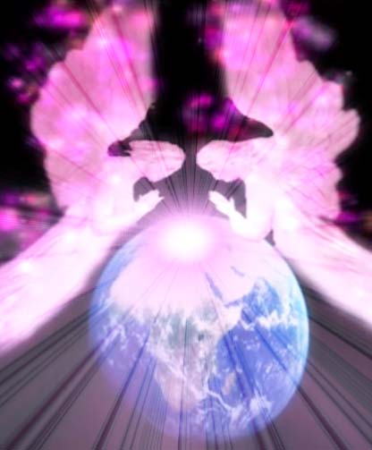angels blessing earth
